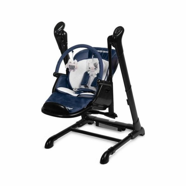Křeslo Caretero + HOUPAČKA INDIGO BLACK NAVY