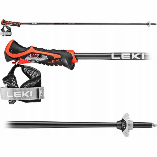 Leki LEKI STICKS 3D AIRFOIL černá/červená 110