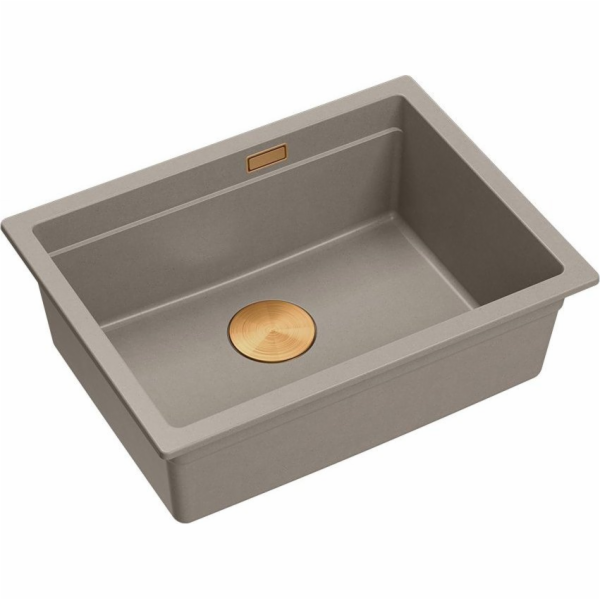GraniteQ LOGAN 100 dřez GraniteQ soft taupe dřez 59,5x45,...