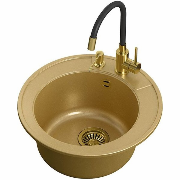 Steiner ART MORGAN 210 (51x20) dřez GraniteQ Art Gold s r...