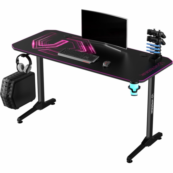 Ultradesk ULTRADESK herní stůl FRAG - PINK V3, 140x60 cm,...