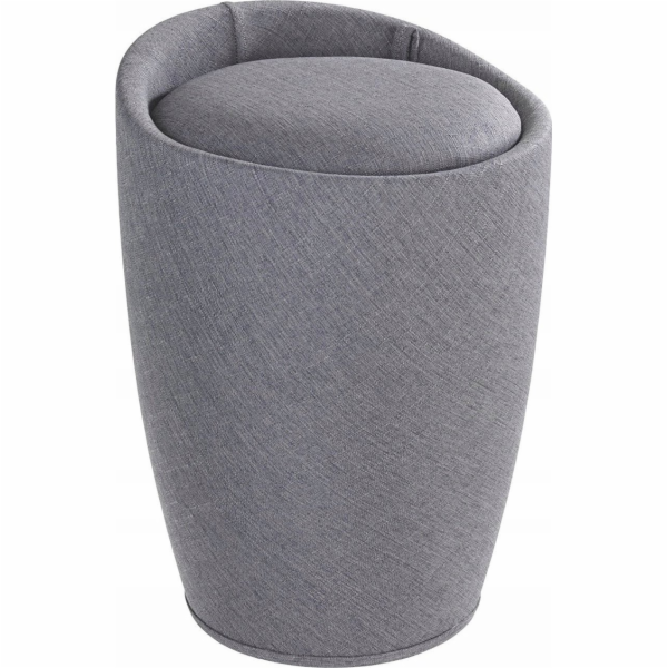 Wenko koš na prádlo CANDY GREY pouf - koš na prádlo, 2v1,...