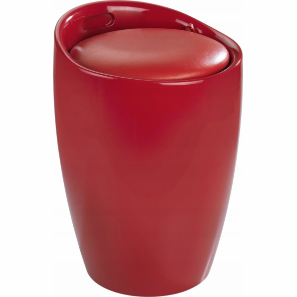 Wenko koš na prádlo CANDY LIGHT RED pouf - koš na prádlo,...