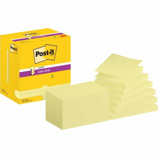 Post-It 3M POST-IT Super Sticky Z-Notes pro zásobník, 76x...