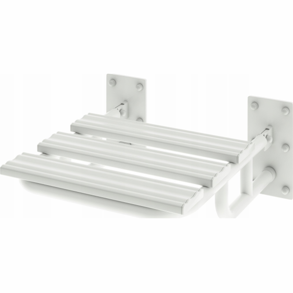 KPU / CORRADOMED / VÝKLOPNÁ SPRCHOVÁ KŘESLO, BÍLÁ