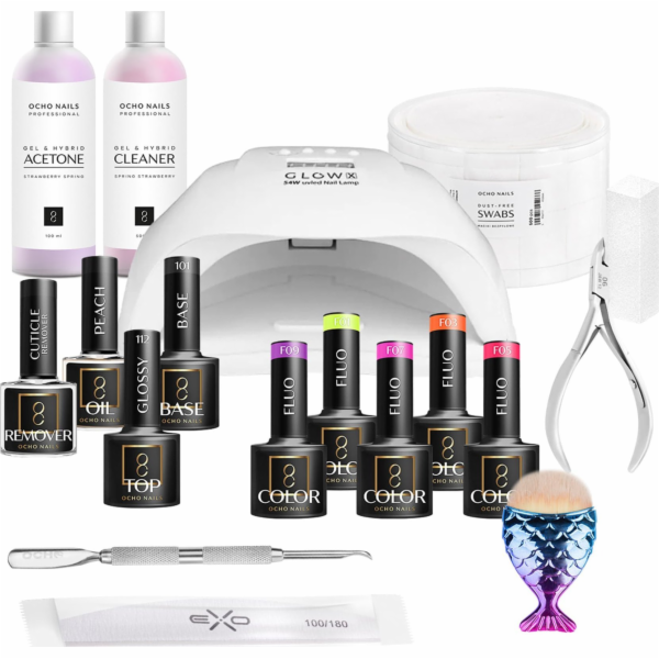 Activeshop OCHO NAILS 6 hybridní startovací sada