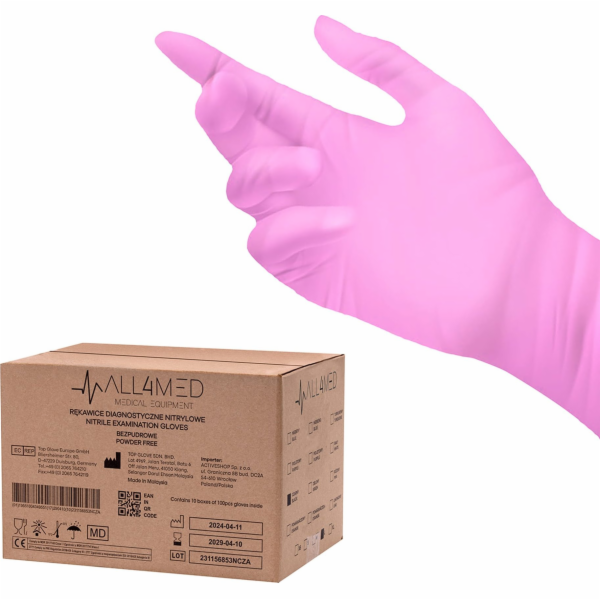 Activeshop All4med jednorázové nitrilové diagnostické ruk...