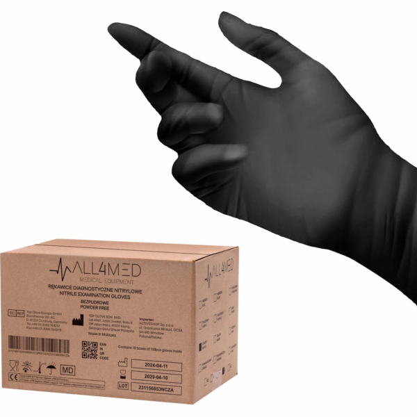 Activeshop All4med jednorázové nitrilové diagnostické ruk...