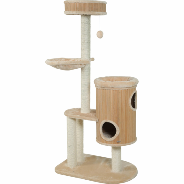 Škrabadlo pro kočky Zolux  BAMBOO, 4 barvy, béžové, 155 cm