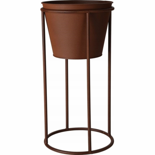 Home Styling Collection Květináče na nožičkách, efekt rzi...