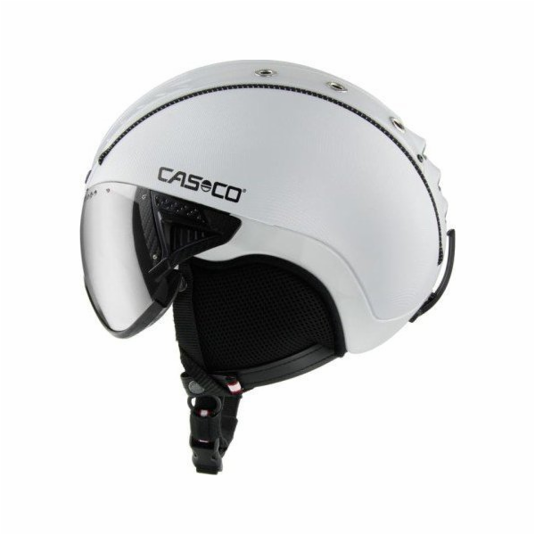 Lyžařská přilba Casco CASCO SP-2 Visor Carbonic white S