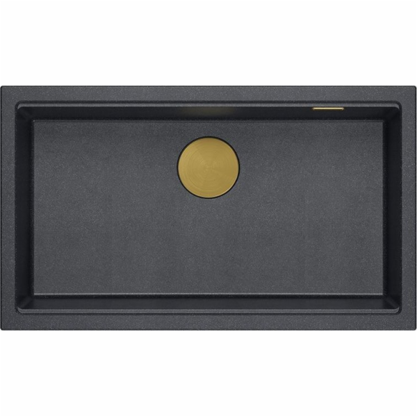 GraniteQ LOGAN 110 dřez GraniteQ černý diamantový dřez 76...