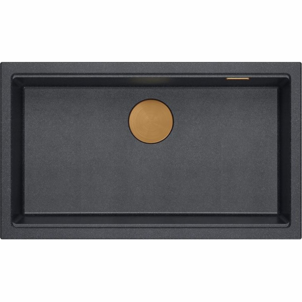 GraniteQ LOGAN 110 dřez GraniteQ černý diamantový dřez 76...