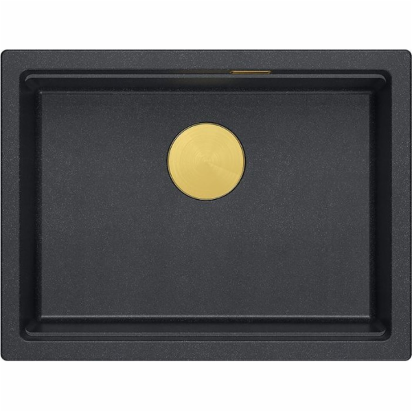 GraniteQ LOGAN 100 dřez GraniteQ černý diamantový dřez 59...