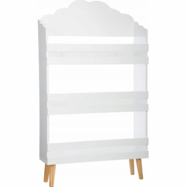 Úložná police Atmosphera White - 3 úrovně, 58 x 18 x 100 cm