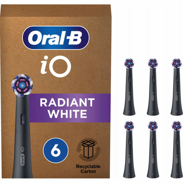 Hrot Braun Braun Oral-B iO Radiant White ČERNÝ 6er FFU Au...