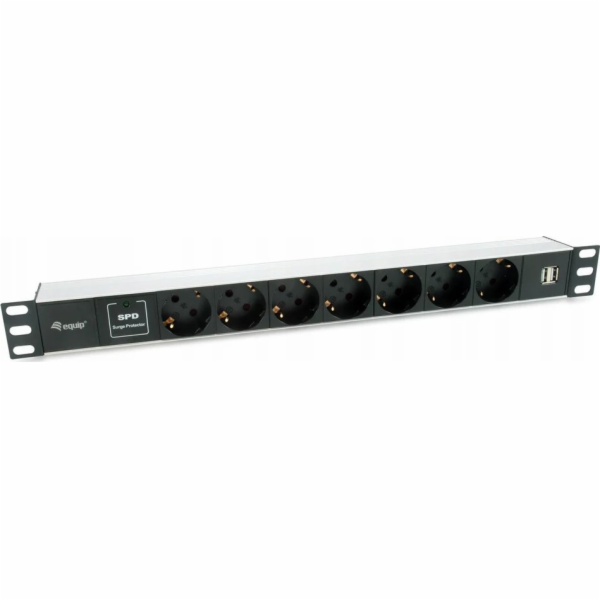 Equip Steckdosenleiste 19(1HE)7fach Schuko16A,1,8m Kabel. si