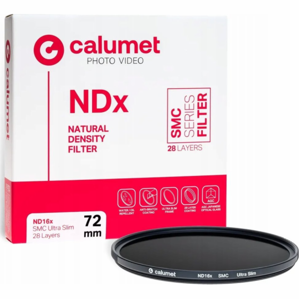 Filtr Calumet Calumet ND16x SMC filtr 72 mm Ultra Slim 28...