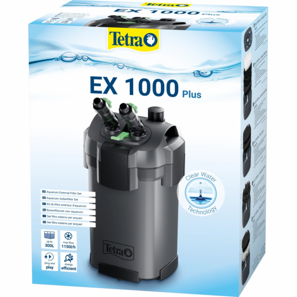 Tetra  EX 1000 Plus - externí filtr pro akvária, objem 15...