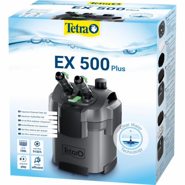 Tetra  EX 500 Plus - externí filtr pro akvárium s objemem...