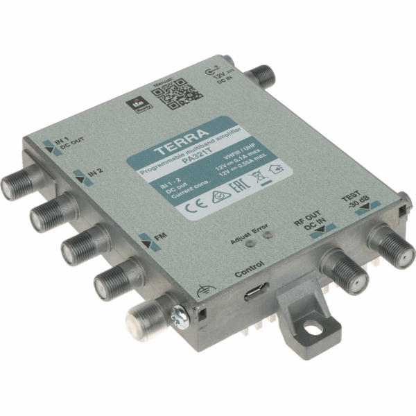 Terra PROGRAMOVATELNÝ VÍCEPÁSMOVÝ ZESILOVAČ PA-321TP TERRA