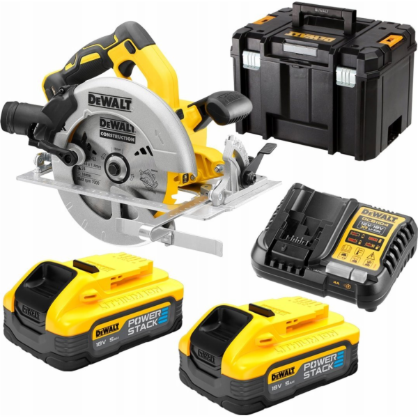 Dewalt 18V xr pil. kotouč 184mm 2x5ah ps