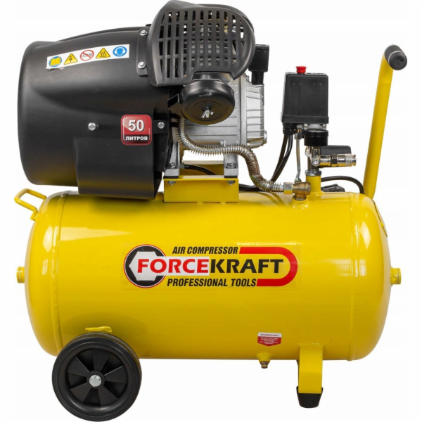 ROCKFORCE / WMC kompresor 50l 2-PISTON 2,2KW 8BAR 230V /F...