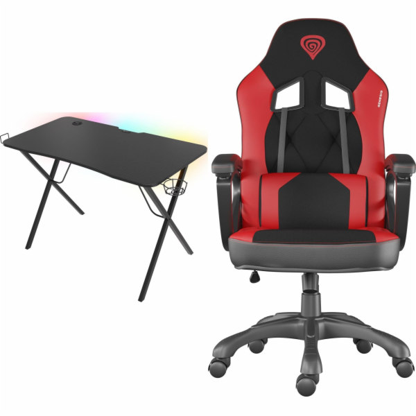 Genesis Holm 200 RGB stůl Black 113 cmx60 cm + Nitro 330 ...
