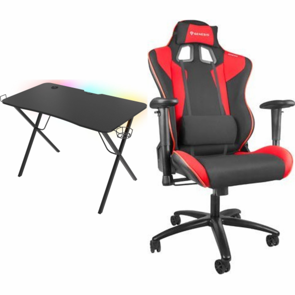 Genesis Holm 200 RGB stůl Black 113 cmx60 cm + Nitro 770 ...