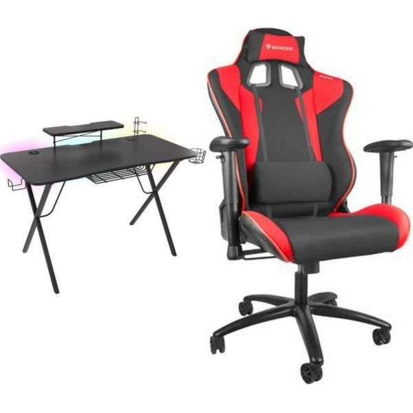 Genesis Holm 300 RGB stůl Black 120 cmx60 cm + Nitro 770 ...