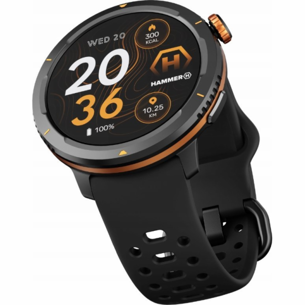 Chytré hodinky myPhone Hammer Watch 2 Lite černé (SMA002930)