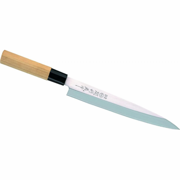 Kuchyňský nůž Sashimi33 cm nerez/dřevo stříbrná/hnědá