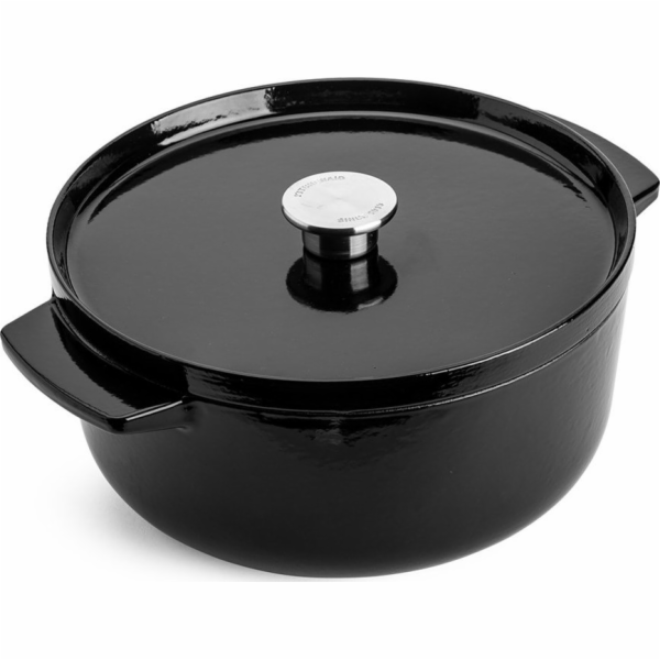 KitchenAid  litinový hrnec 5,2L Onyx Black