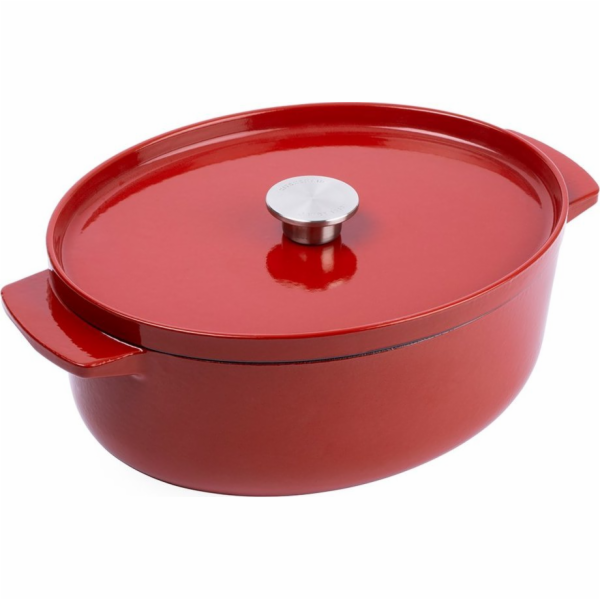 KitchenAid  oválný litinový hrnec 5,6L Empire Red