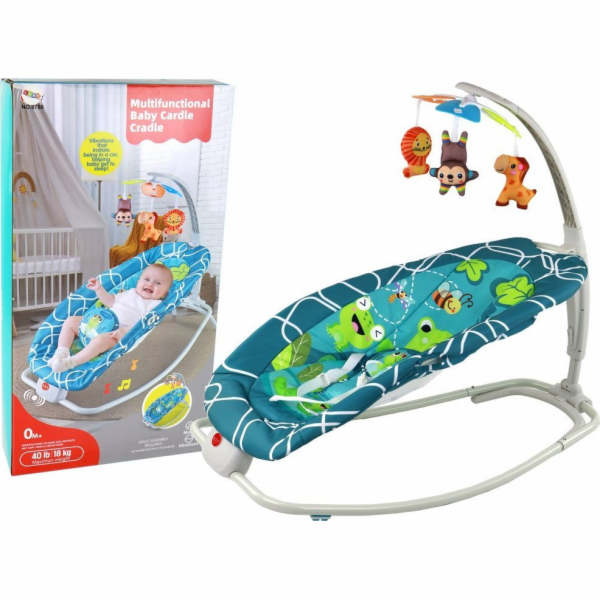 Dětské houpací sedátko LeanToys Bouncer Rocker 2v1 Zvuky ...