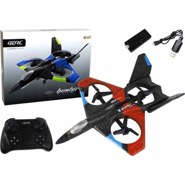 LeanToys Quadcopter RC Fighter Letadlo na dálkové ovládán...