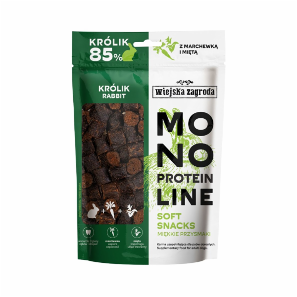 WIEJSKA ZAGRODA Monoprotein line Soft snacks Rabbit - pam...