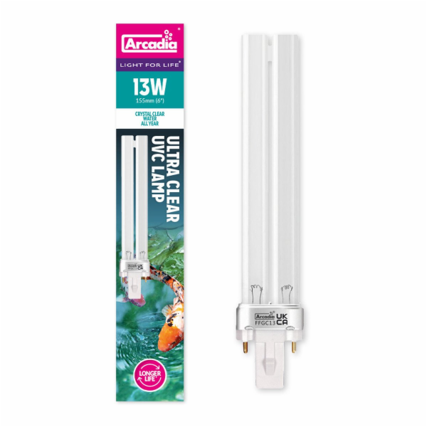 Arcadia Compact Ultra Clear UVC 13W,G23,177mm
