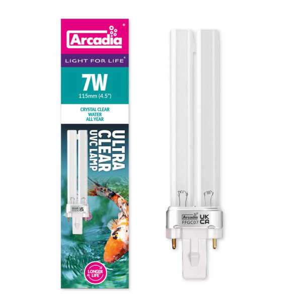 Arcadia Compact Ultra Clear UVC 7W,G23,100mm
