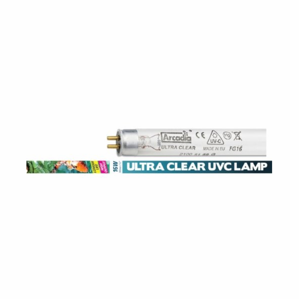 Arcadia T8 Ultra Clear UVC 15w 450mm