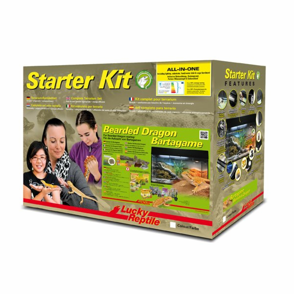 Lucky Reptile Starter Kit Bearded Dragon 80x40x52 cm bílé