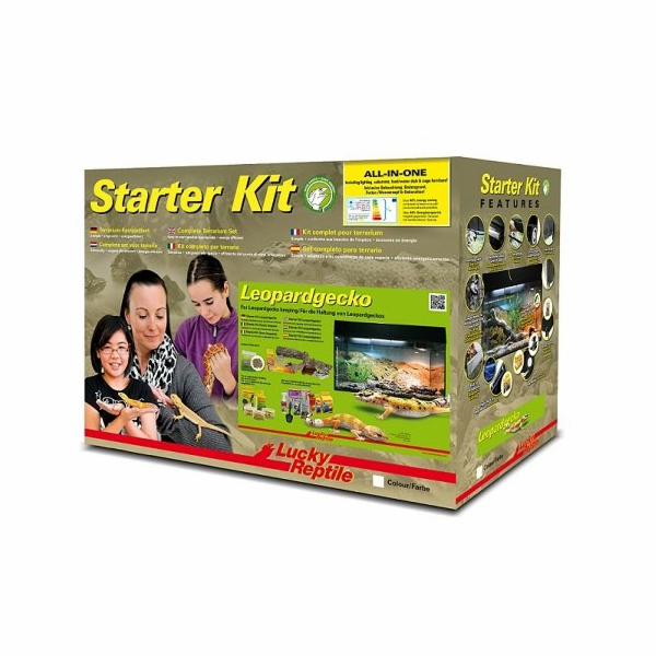 Lucky Reptile Starter Kit Leopard Gecko 80x40x52 cm bílé