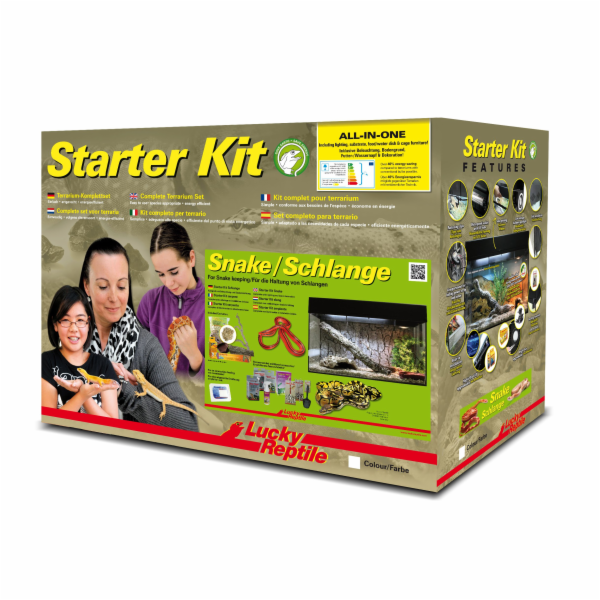 Lucky Reptile Starter Kit Snake 80x40x52 cm bílé