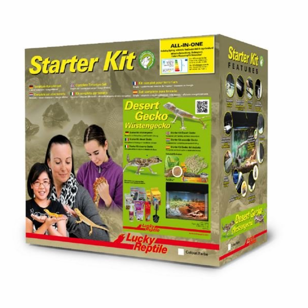 Lucky Reptile Starter Kit Desert Gecko 50x28x40 cm bílé