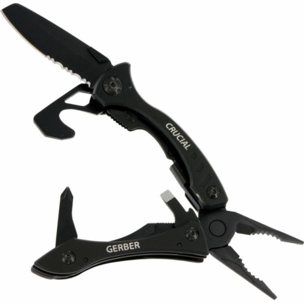 Gerber Multitool Crucial s ořezávačem popruhů černý