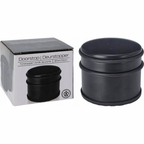 Zařážka dveří kovová černá  cm