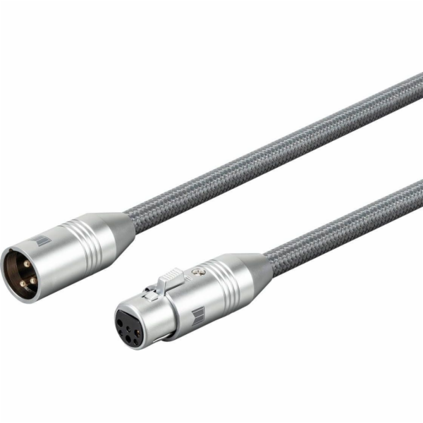 Monoprice XLR - XLR kabel 2m šedý