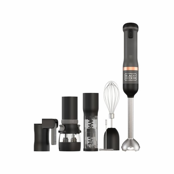 Black&Decker BD BLENDER mixér 7,2V 6v1 ŠEDÝ BCKM1016KSG