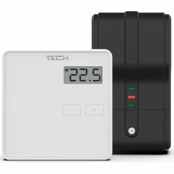 Bezdrátový dvoupolohový pokojový ovladač Tech ST-294V2, bílý