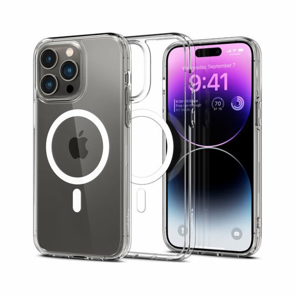 Spigen  Crystal Hybrid MagSafe, bílý - iPhone 14 Pro